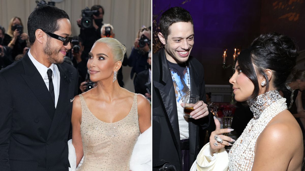 Kim Kardashian and Pete Davidson Had a Mini-Reunion at SNL50